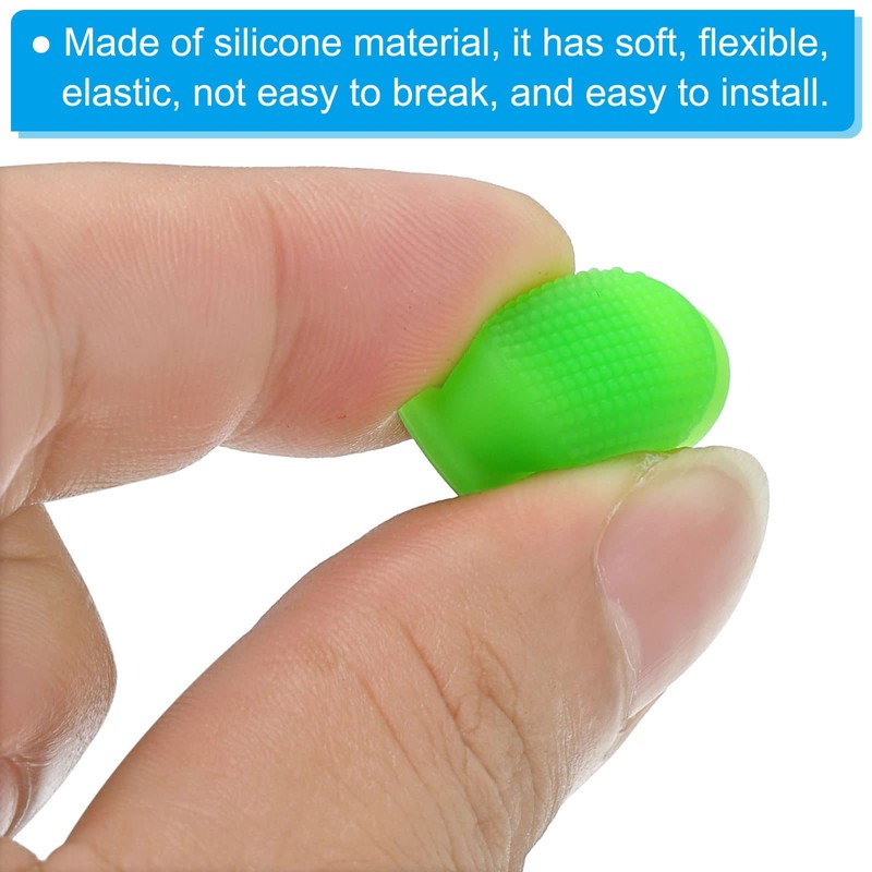 PATIKIL 0.63" LED Flashlight Switch Cap, 5 Pcs Silicone Soft