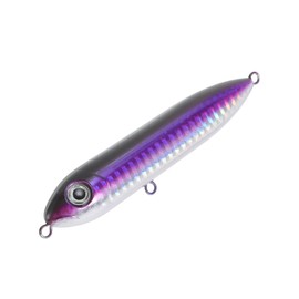 CAPASTEC Fishing Lures, Catfish Rattling Line Float Lures, Topwater Bass Lures, Lifelike Bass Fishing Lures for Santee Rig Fishing, Silver Tone Purple