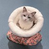 Roczential Cozy Warm Sleeping Bag for Cats Cozy Cat Winter