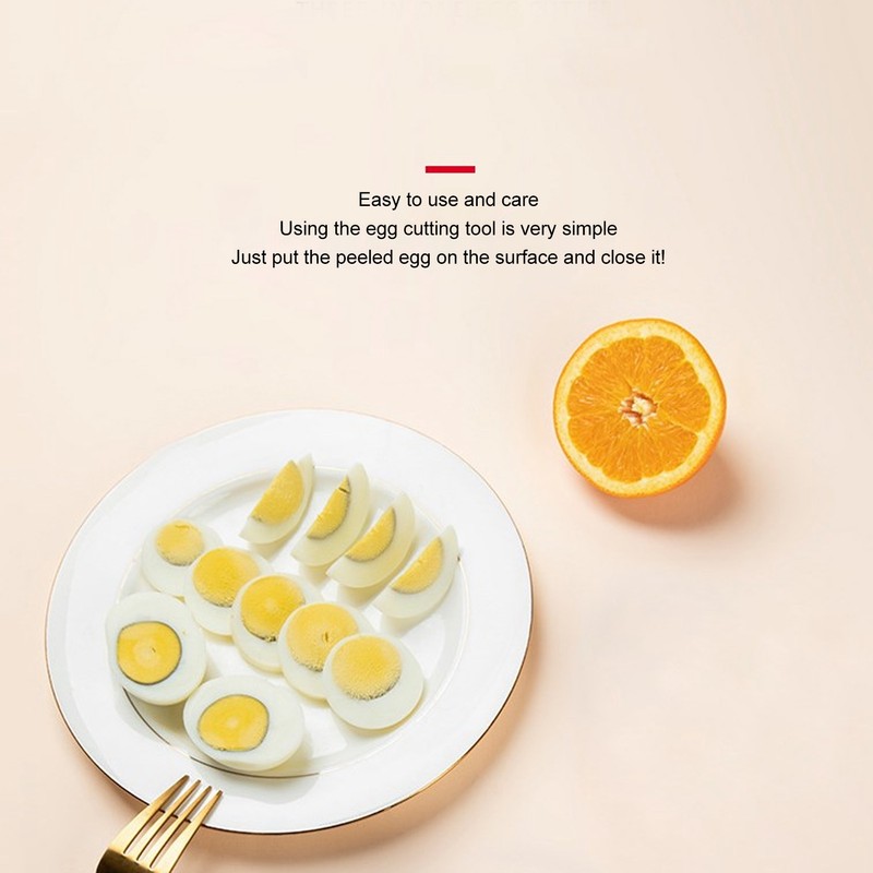 Egg Dicer 3 Slicing Modes Hard Boiled Egg Cutter Kitchen