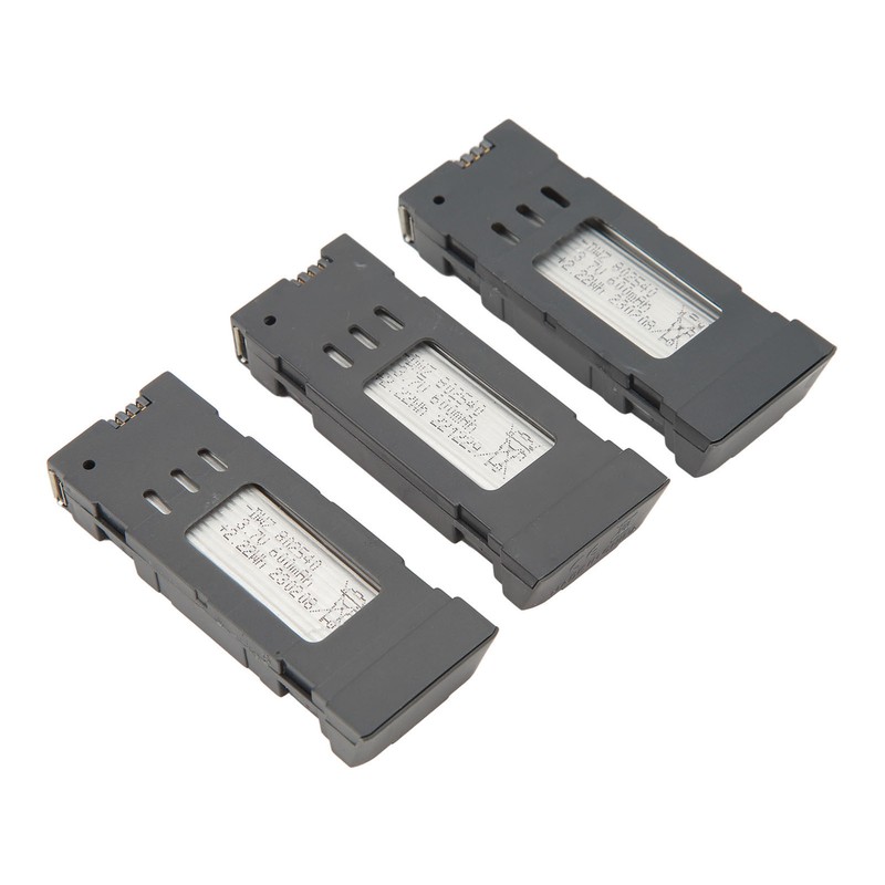 3pcs RC Plane Lithium Battery With 3 In 1 Charging