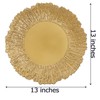 Coloch Set of 12 Plastic Charger Plates, 13" Reusable Reef