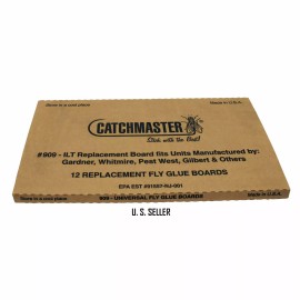 Catchmaster Replacement Fly Light Glue Boards (12 Pak 16.375 " x 9" or 24 Pak 16.375 x 4.5")