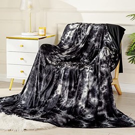 TOPCEE Cooling Blanket for Night Sweats Decorative Tie Dye, Absorbs Heat to Keep Cool on Warm Nights, Q-Max 0.5 Cooling Blankets for Hot Sleepers, Ultra-Cool Lightweight Sofa Throw Blanket (50"x70")
