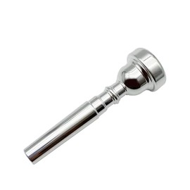 Missmore 3C 5C 7C Set Trumpet Mouthpiece Silver Plated - Professional Brass Instrument Accessory for Beginner, Intermediate & Advanced Players - Trumpet Mouthpiece Kit (5C)