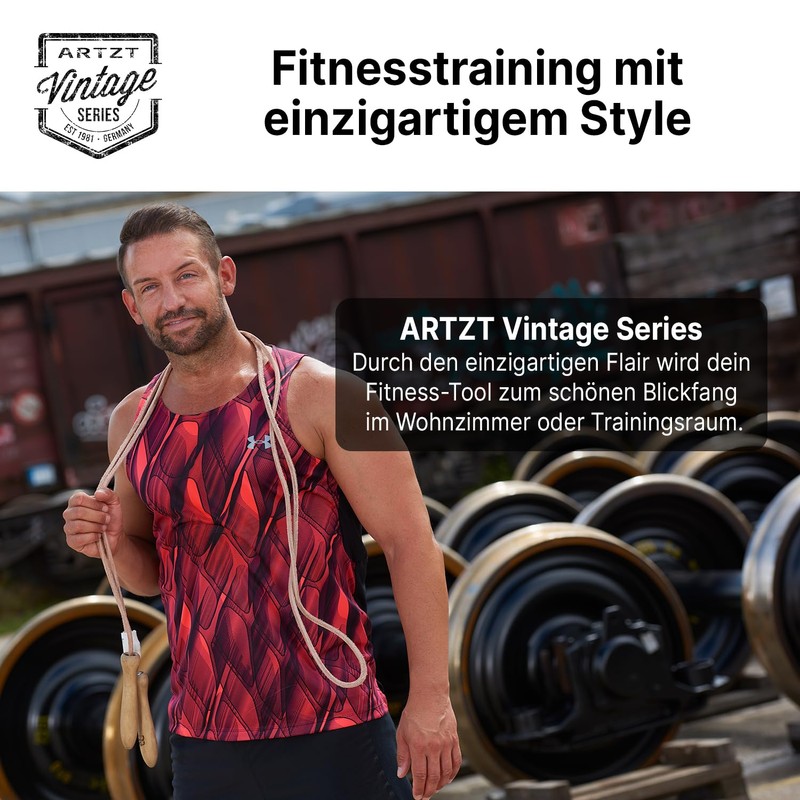 ARTZT Vintage Series Skipping Rope Natural, One Size