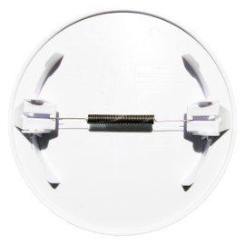 EASY-EXS Access Panel Round 6.5" Spring-Clip (Max Service Opening 5.5") Plastic White (Pack of 2) (Round 6.5")
