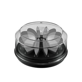 D'Addario - Soporte para púas de guitarra 360, funda para hasta 12 púas, tapa transparente, regalo para músicos