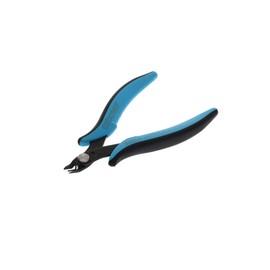 GEDORE Miniature Electronic Side Cutters for 1.0mm Copper Wire, Steel, Black/Blue