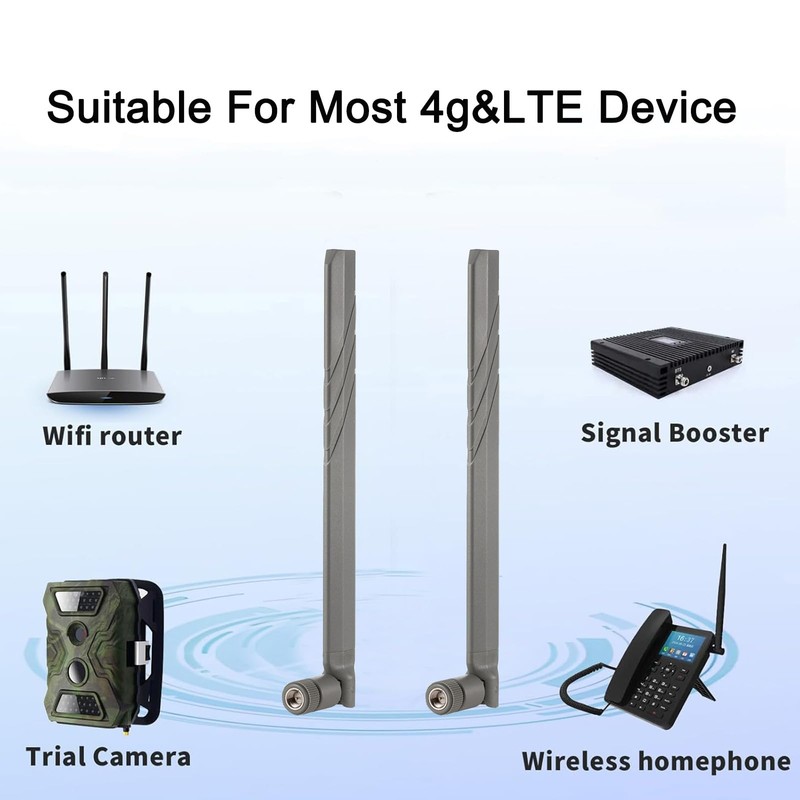 Long Range Cellular Trail Camera Upgrade Replacement SMA Male Antenna
