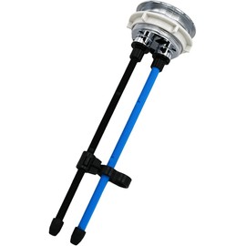 48mm/1.89inch Toilet Tank Button 20cm Extended Dual Push Flush Toilet Button Flush Button Extension Replacement with Threaded Diameter