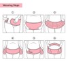 URPLITY Pregnancy Support Belt Maternity Postpartum Adjustable Belt Relieve Waist