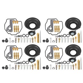 labwork 4-Pack Carburetor Repair Kit Diaphragm Air Cut-off Valves Replacement for Yamaha Vmax V-MAX 1200 1985-2007