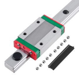 CNCMANS MGN12H 250 mm Miniature Linear Rail Guide MGN12 250 mm Linear Guide Rail MGN12 Linear Rail Linear Guide Rail with MGN12H Bearing Block for CNC Engraving Machine