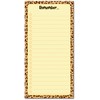 Funky Leopard Animal Print Notepad Non-Magnetic Shopping List/to Do List