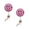Egg Sperm Fertility OBGYN Labor and Delivery Retractable Badge Holder