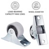 SKIR'CO (Pack of 8 pcs) Small 30 mm Furniture Castors,