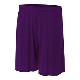 A4 Mens Cooling Performance Short, Large, Purple