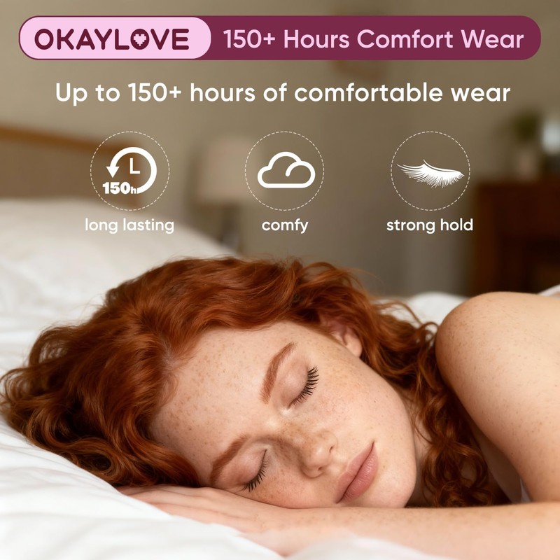 OKAYLOVE Lash Cluster Glue, Waterproof Lash Bond and Seal Lash