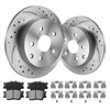 funire Rear Brake Kit, Brake Rotors and Ceramic Brake Pads