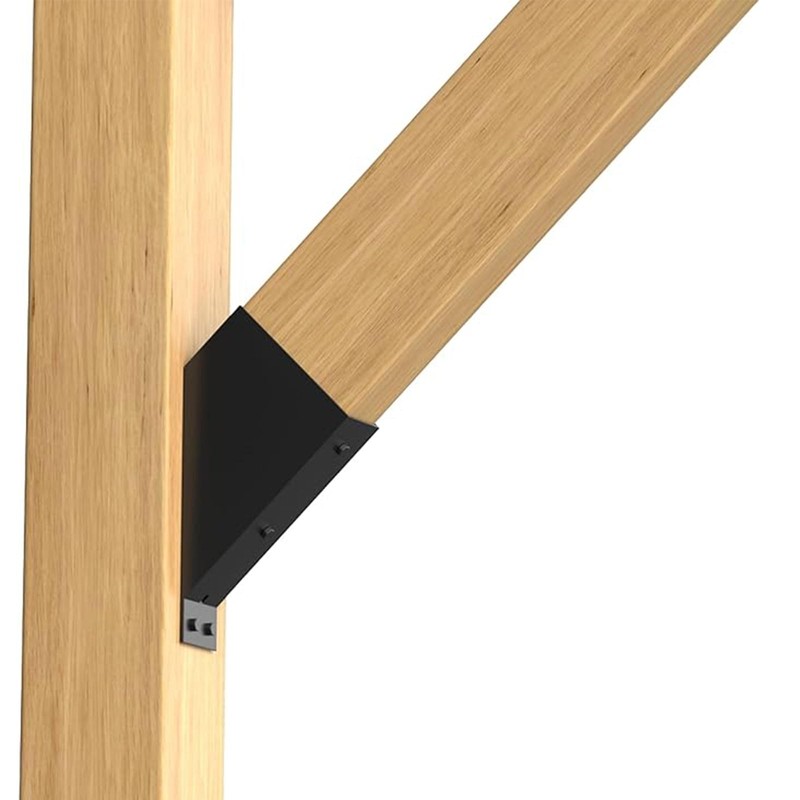 Fepinc 45-Degree Pergola Bracket, 8 Pack Heavy Duty Steel Connector