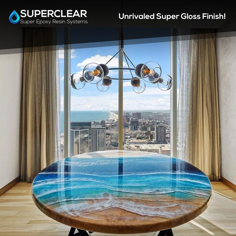 Table Top Epoxy Resin Superclear 1 Gallon | 128 oz