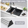 Yallmie Dishcloth Drying Rack Sink with 2 Rags, Dish Rag