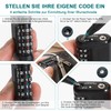 ZHEGE TSA Suitcase Lock, TSA Lock 4 Digit, Tent Lock,