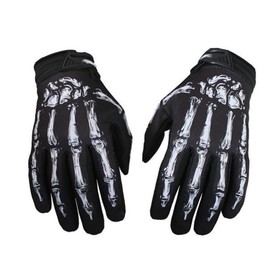 Heyjieyu Motorcycle Gloves for Men and Women Full Finger Skeleton Joker Gloves Touchscreen for BMX ATV MTB Riding Cycling Mountain Bike Dirt Bike