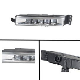 Nurniacl 1 Pair Fog Lights Assembly with Bezel Wiring Harness & Switch Left and Right Side Replacement for Accord Sedan 2DR 4DR 2016 2017
