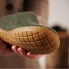 Glerups 100% quality wool mix Slipper with rubber sole -