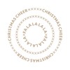 Spellbinders Christmas Essential Circles Glimmer Hot Foil Plate, Metal