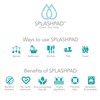 SPLASHPAD Bathroom Sink Mat, Clean and Dry Countertop Protector, Better