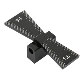 Dovetail Marking Aluminum Alloy Wood Joints Gauge Dovetail Marking Gauge with 1:5/1:8 Scale Woodworking Dovetail Marking