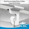 Clip Strip 20 Pack Ceiling Hooks for Hanging, Ceiling Grid