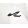 SEARAY BOAT 2PC SR WAVE Matte Black EMBLEM BADGE For