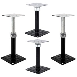 YXGJDP 4-Pack Lift Supports,Adjust Supports,Level Supports,Floor Jacks,Adjustable House Jack for The Floor,Mini Screw Jack- Post 6" to 9".