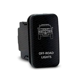 CH4X4 Push Switch for Toyota FJ Cruiser - Off-Road Lights Symbol - Amber LED