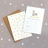James Ellis Pack of 8 Yellow Confirmation Invitations with Envelopes