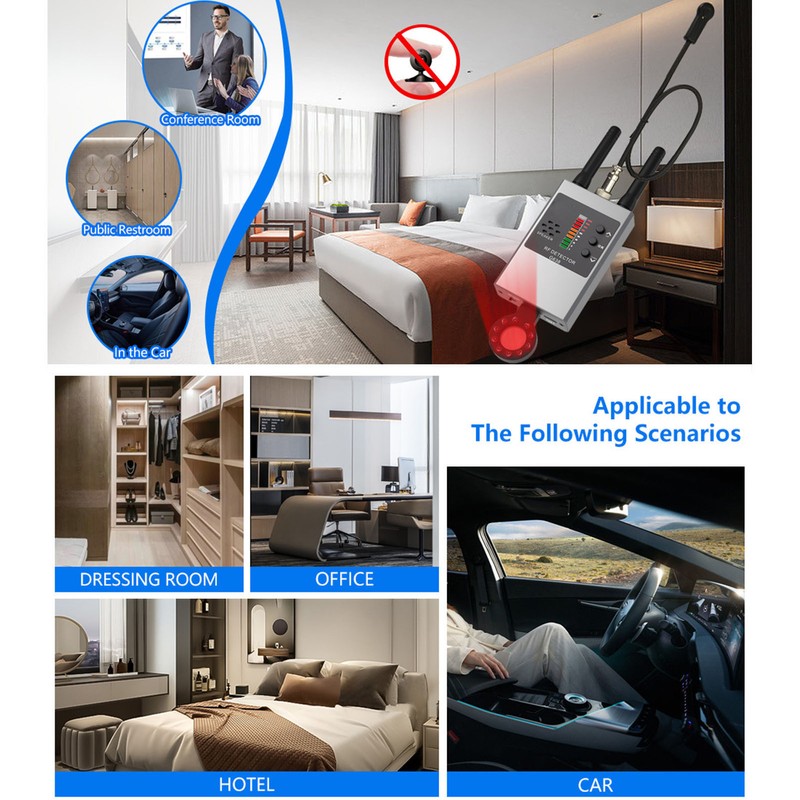 Concealed Camera Detector Anti Interference Accurate Positioning Infrared GPS Signal