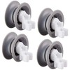 Aspares Dishwasher Upper Top Basket Wheel for Bosch (Set of 4 Pieces)