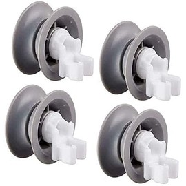 Aspares Dishwasher Upper Top Basket Wheel for Bosch (Set of 4 Pieces)
