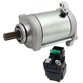 Soarider Starter & Relay for Suzuki QuadRunner 500 98-02| QuadMaster 500 00-01| DR650SE 96-00| For Arctic Cat 400 98-02| 500 Auto 00-03|500 Manual 03,31100-44D21 31100-44D10 3545-024 3545-012 3545-015