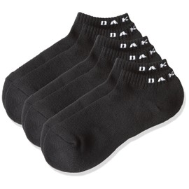 Oakley 93251JP Men's Sportswear 3P No Show Socks, jet black