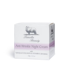 Lanolin Beauty Anti Wrinkle Night Cream With Collagen and Vitamin E 100g