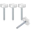 4 Pack Pointed Headboard Bolts for Bed Fixing UK, Headboard