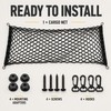 Universal Elastic Nylon Car Cargo Net with Hooks for SUV,