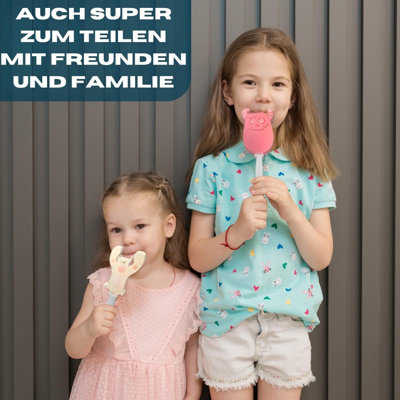 Ktchnhlprz Popsicle Mould Set of 2, Ice Lolly Mould, Ice