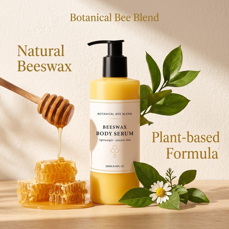 Beeswax Body Serum for Crepey Skin