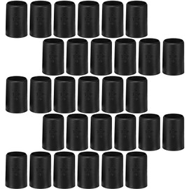 Seimneire 60 Pack Black Wire Shelf Clips 1 inch Wire Shelf Clips, Plastic Shelving Clips Shelf Lock Clips Round Plastic Clips, Shelf Support Clips for Wire Shelving System (30 Pairs)